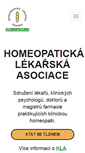 Mobile Screenshot of hla-homeopatie.cz