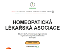 Tablet Screenshot of hla-homeopatie.cz